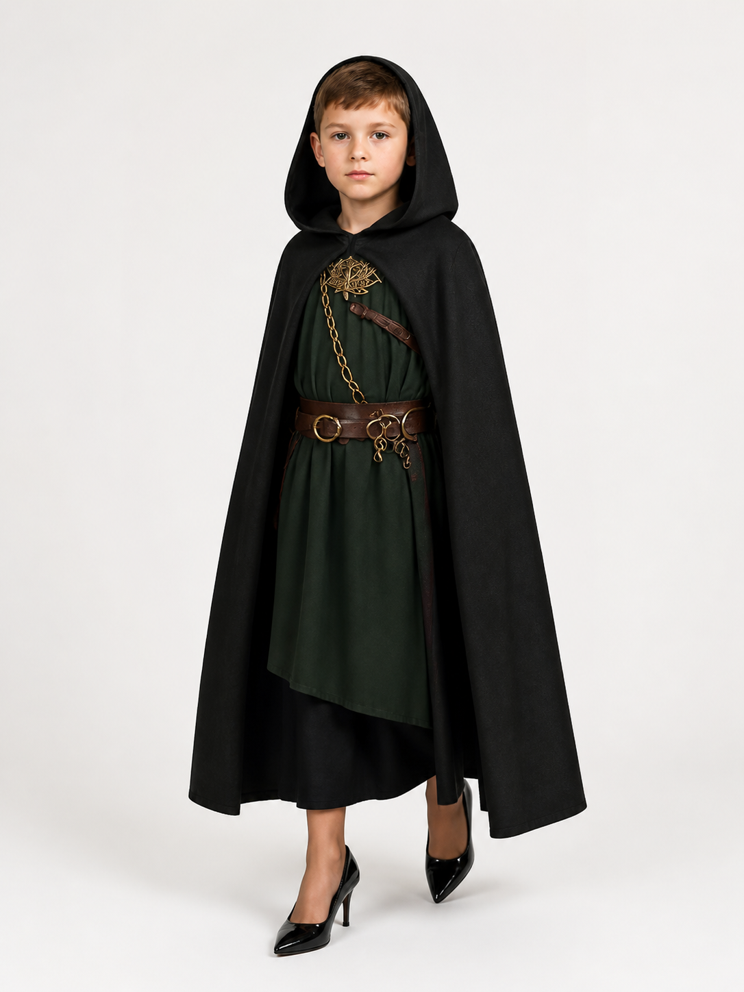 Medieval Black Hooded Costume Cloak occasion guide