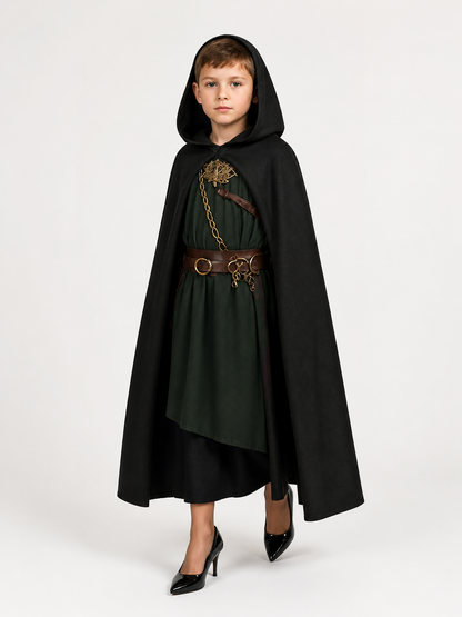 Medieval Black Hooded Costume Cloak occasion guide
