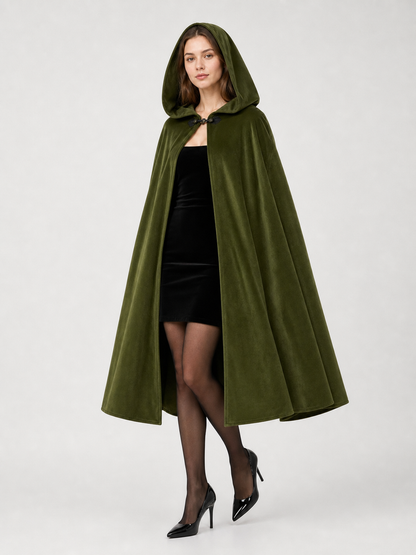 Green Hooded Carnival Cloak, Theatrical
