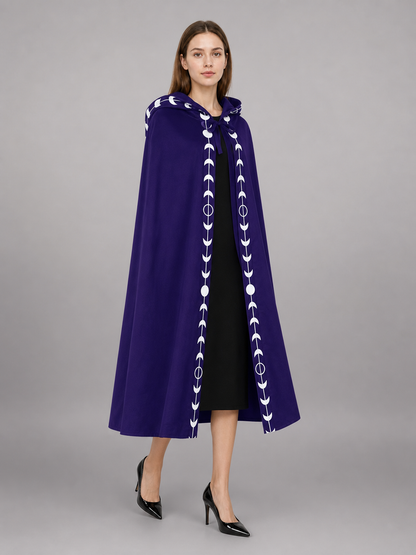 Purple Carnival Cloak with Hood