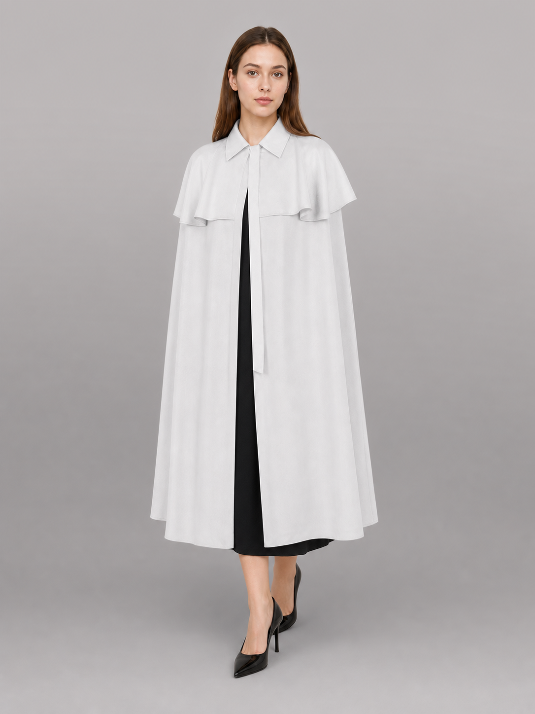 White Costume Cloak, Shirt Dress