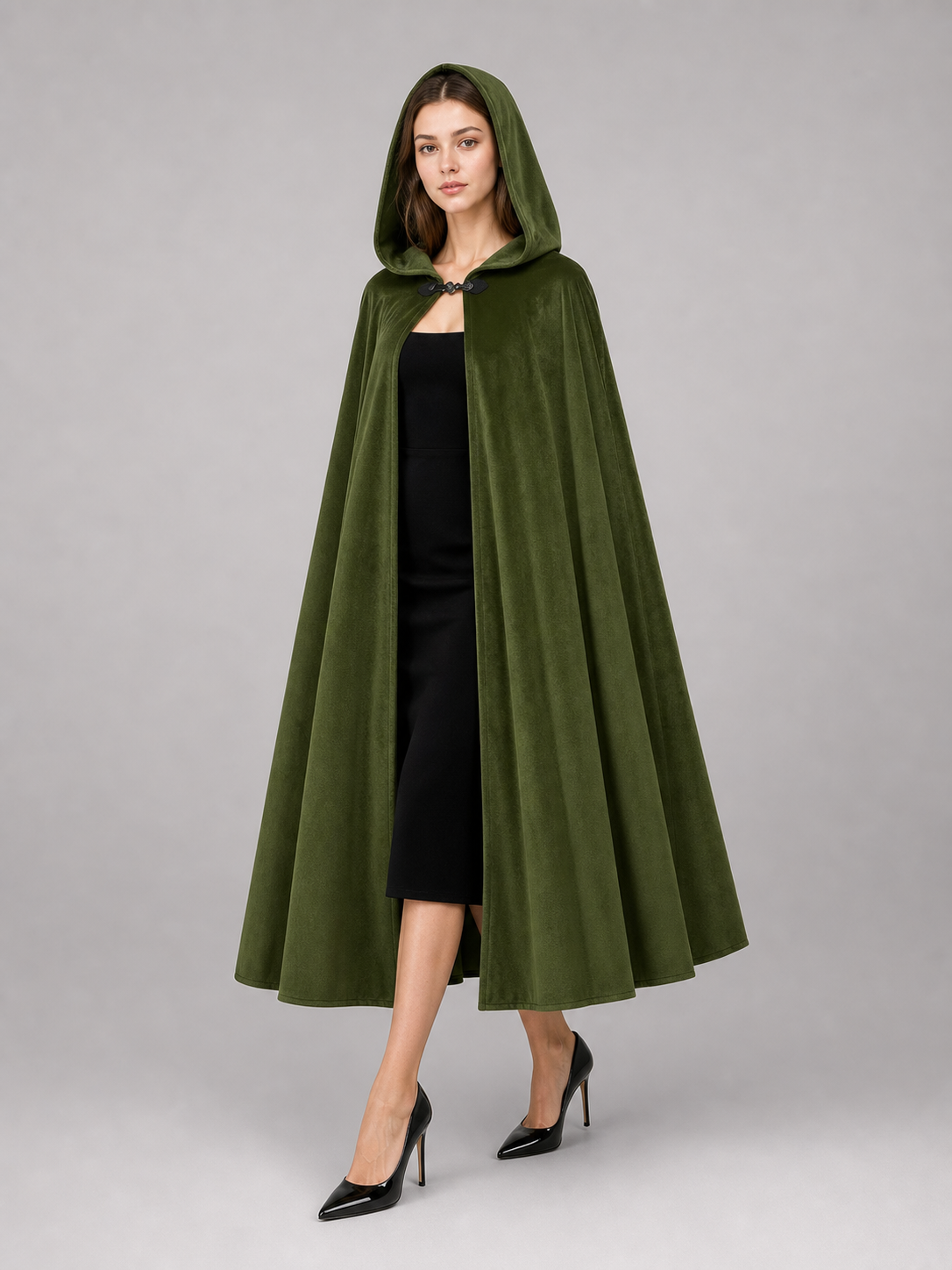 Green Hooded Carnival Cloak, Theatrical