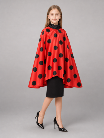 Polka Dot Carnival Jumpsuit Costume with Mask