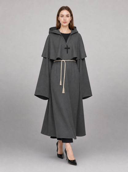 Gray Medieval Hooded Costume Cloak occasion guide 2