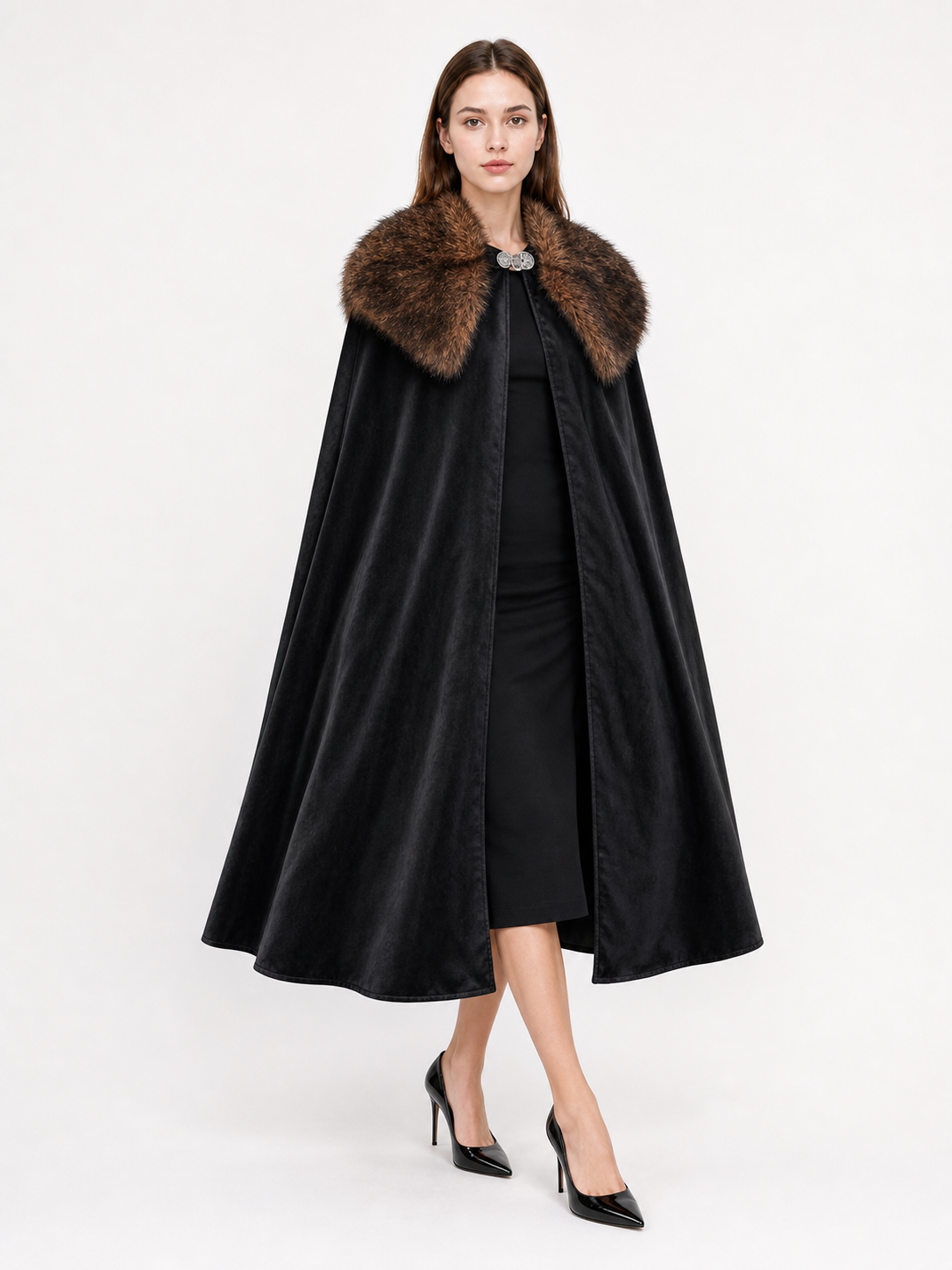 Black and Coffee Carnival Cloak, Medieval