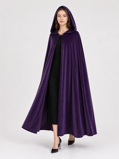 Purple Carnival Cloak with Hood