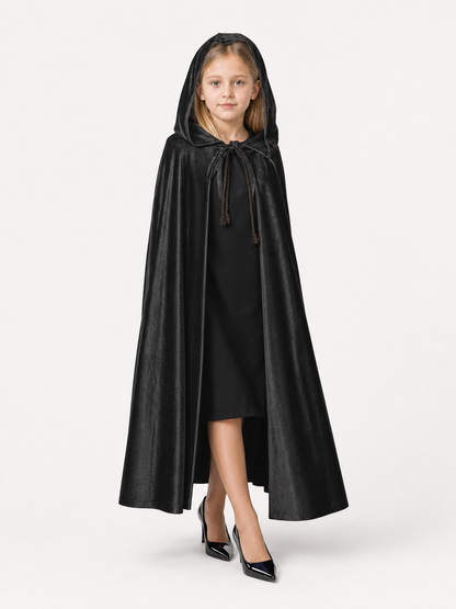 Black Hooded Costume Cape, Cosplay
