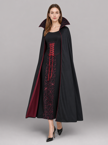 Gothic Witch Cosplay Dress, Halloween