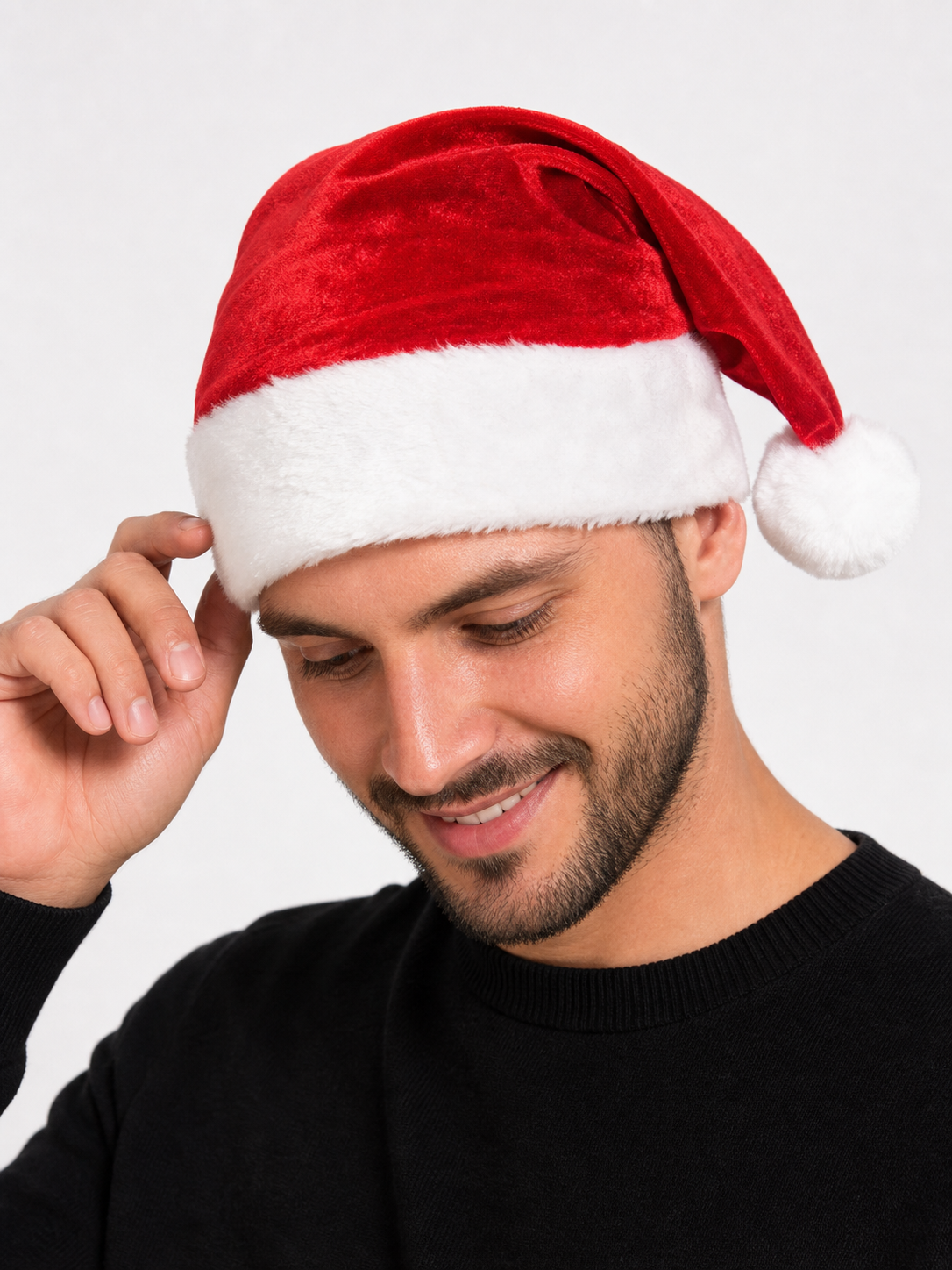 Carnival Santa Hat with Beard and Shorts