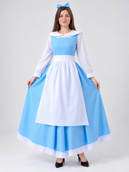 Alice in Wonderland Style Maid Costume with Apron