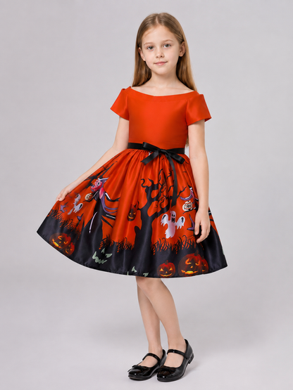 Kids' Halloween Costume Dress with Hat Costume Dresses detail