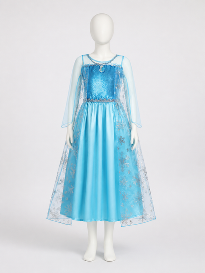 Halloween Carnival Dress with Sequins and Snowflakes