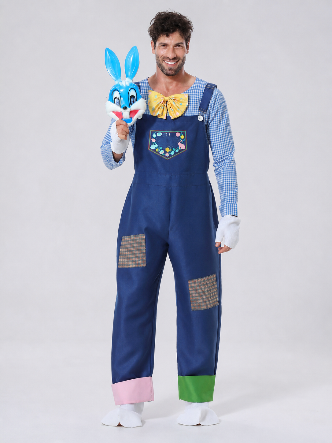 Easter Bunny Costume with Mask and Bow Tie