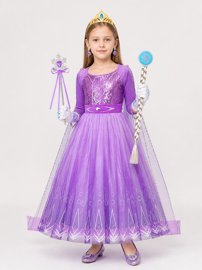 Halloween Snow Princess Costume Costumes detail