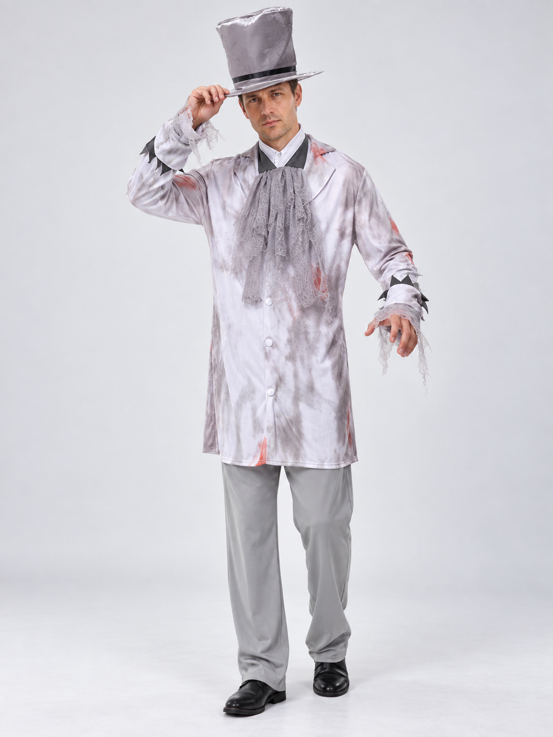 Zombie Halloween Costume with Blood Stains