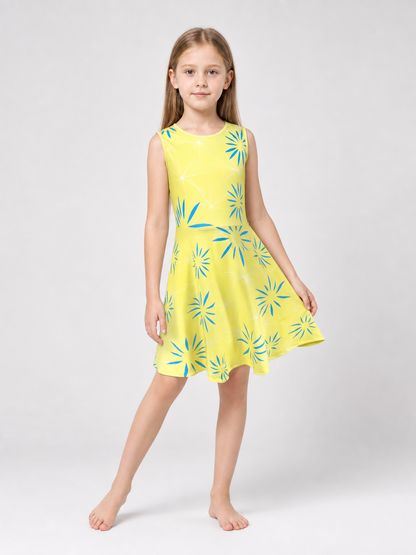 Inside Out 2 Pattern Cosplay Dress