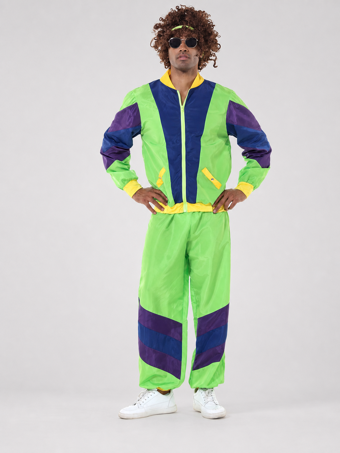 Stage Two-Piece Costume: Jacket and Pants, Colorblock