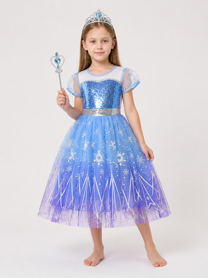 Snow Princess Carnival Costume for Cosplay Costumes detail