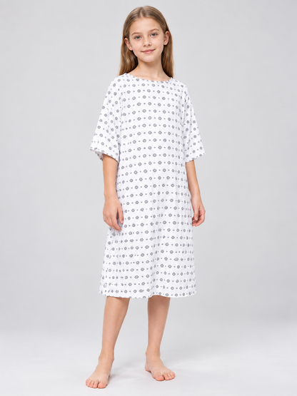 Cosplay Costume: White Skirt with Floral Pattern Costumes detail