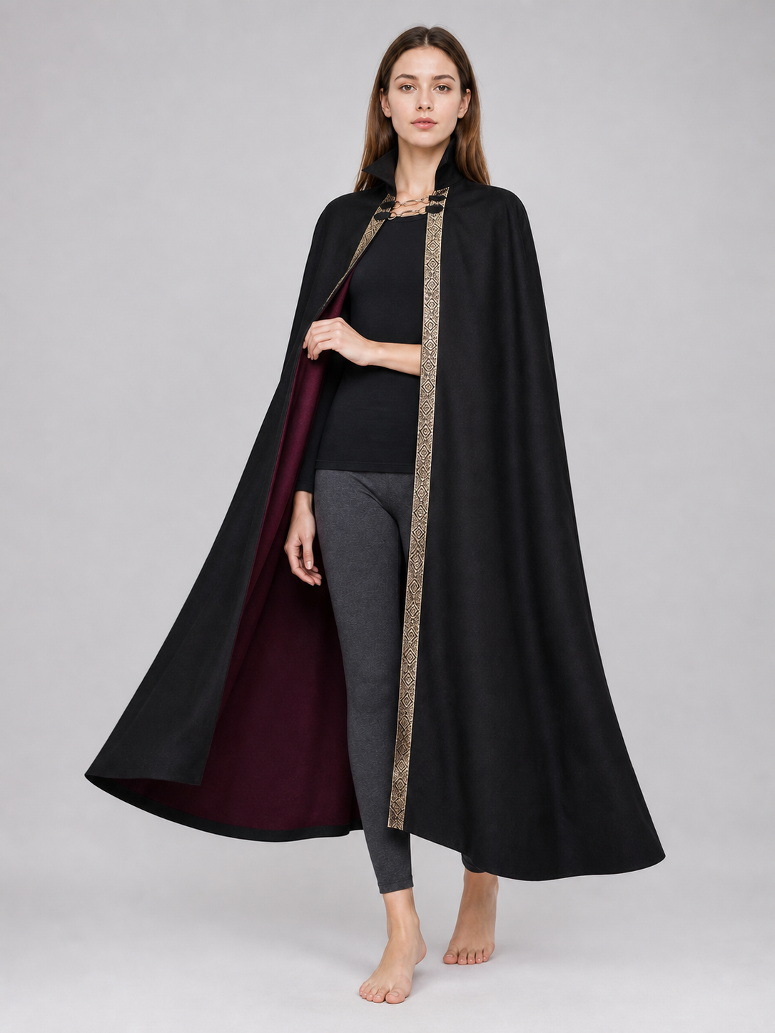 Cosplay Costume: Cloak with Hat for Halloween Look