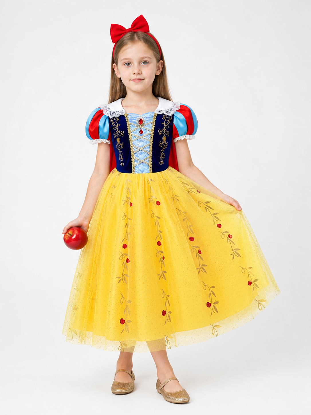 Halloween Princess Costume with Apple Costumes detail