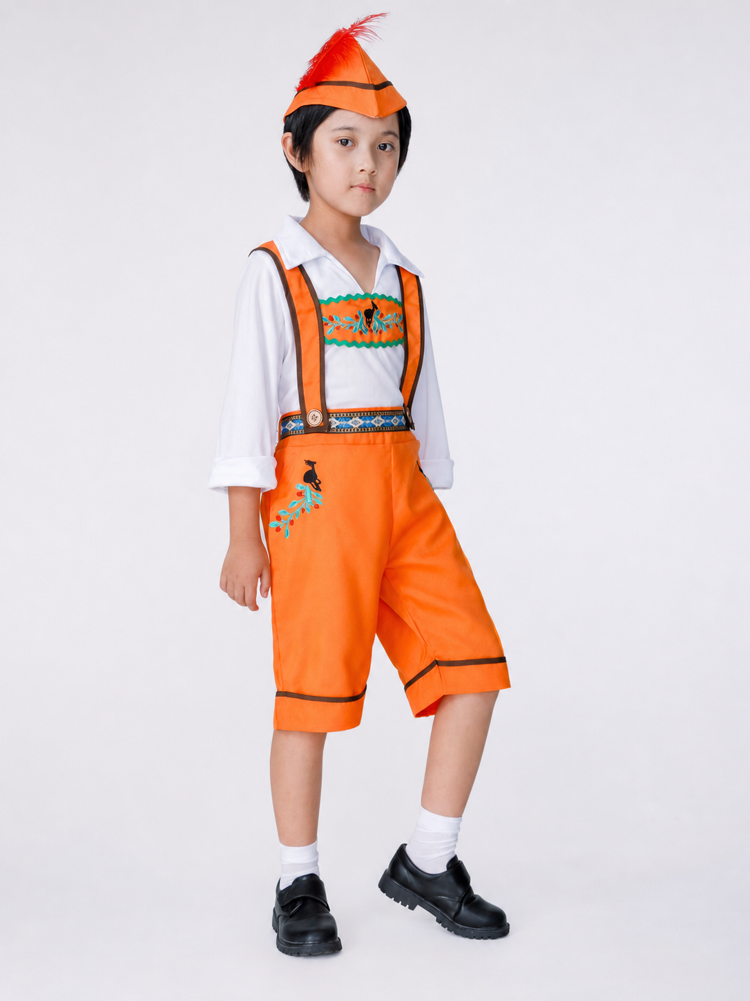 Historical National Costume with Suspenders