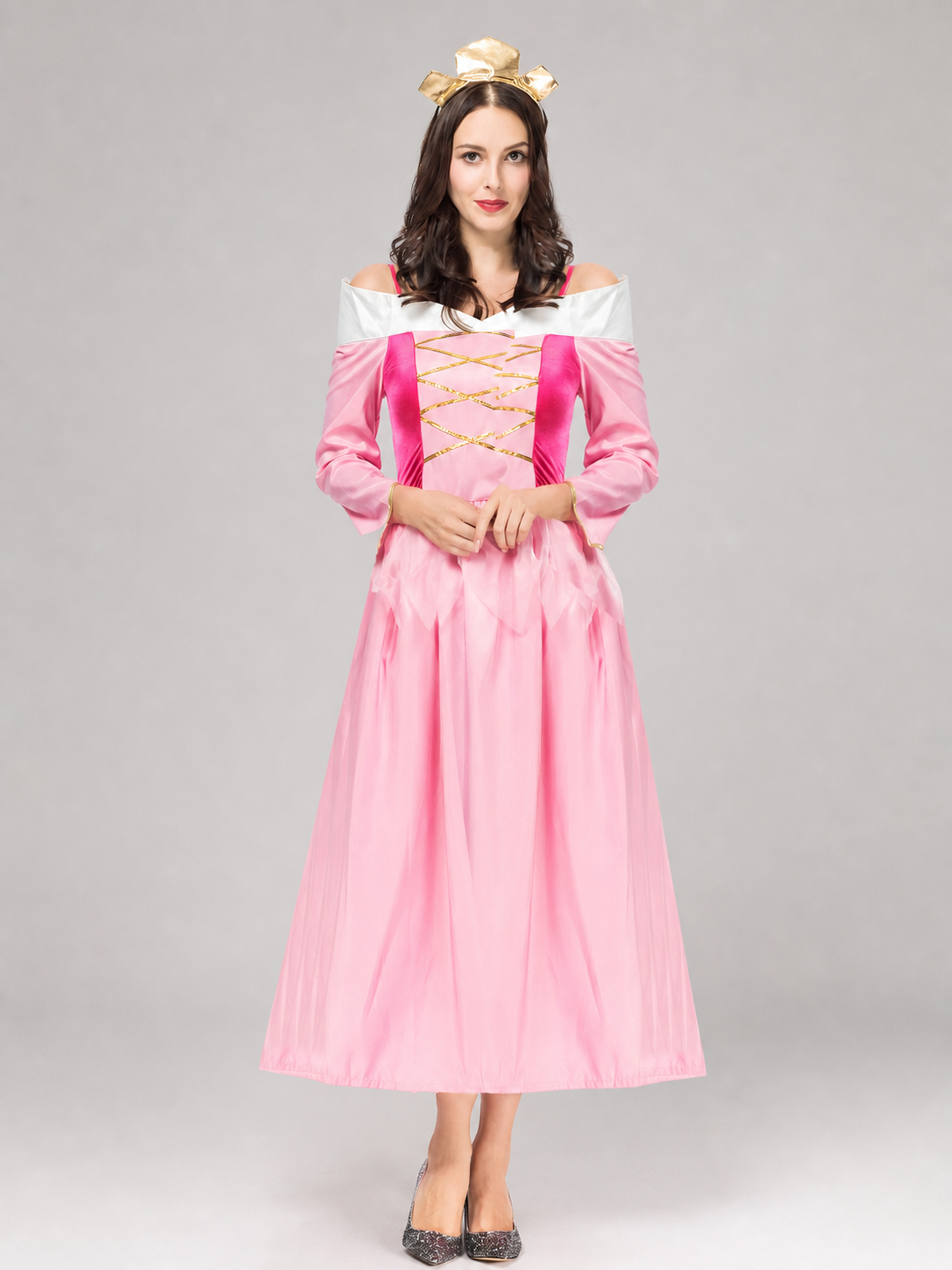 Princess Aurora Costume Dress for Cosplay and Performances