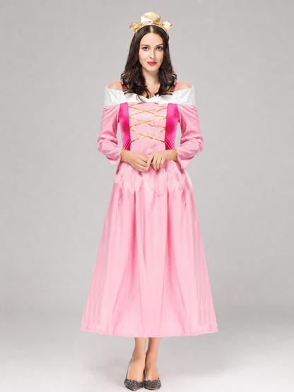 Princess Aurora Costume Dress for Cosplay and Performances