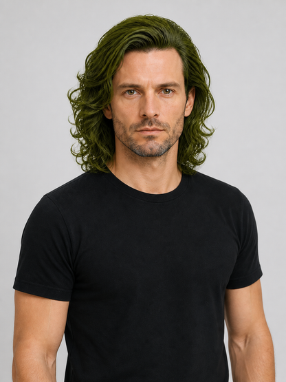 Long Curly Carnival Wig for Cosplay Costume Wigs detail