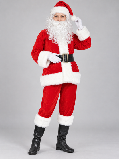 Santa Claus Costume with Beard Costumes detail