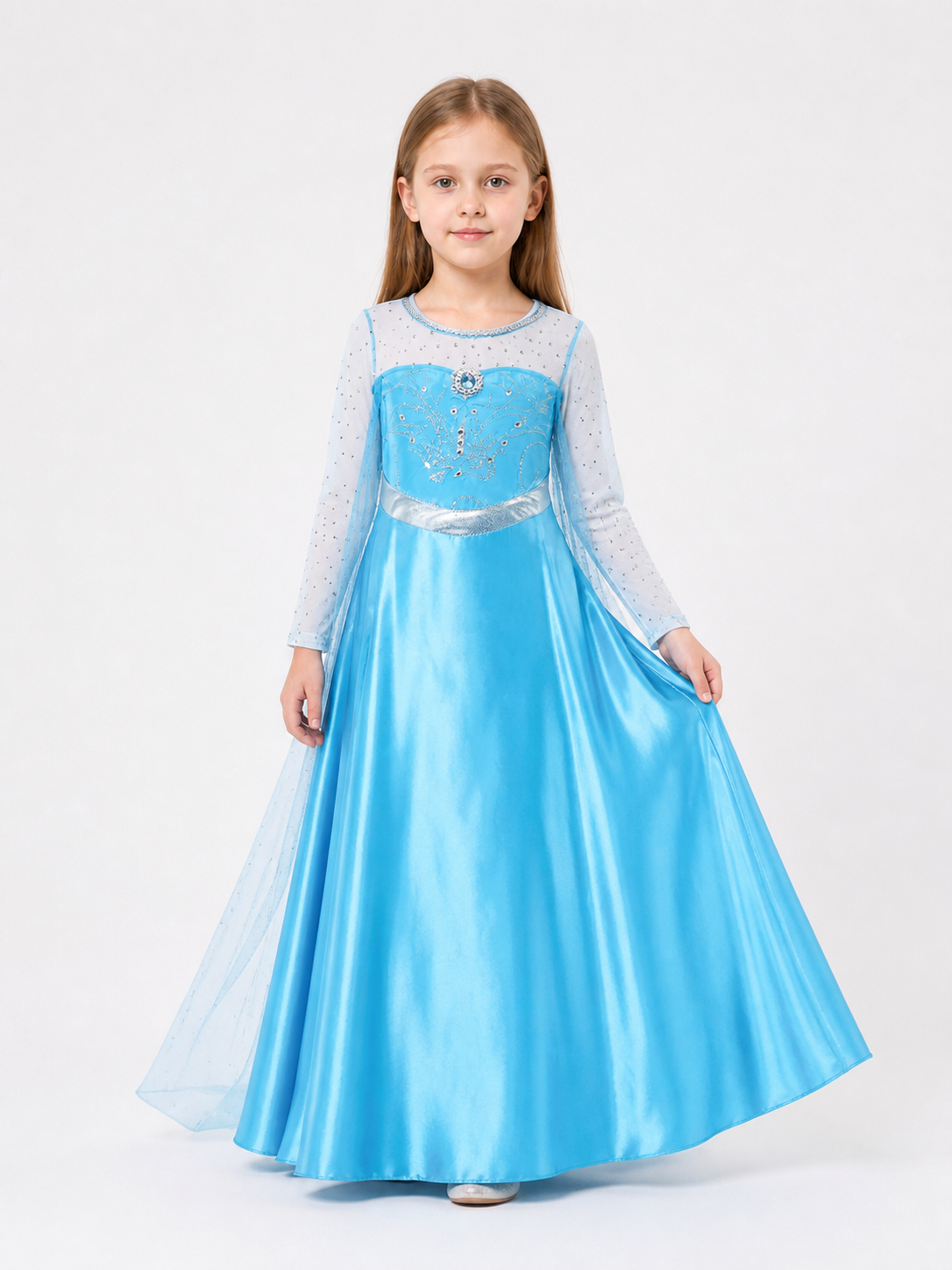 Blue Princess Costume for Halloween Costumes detail