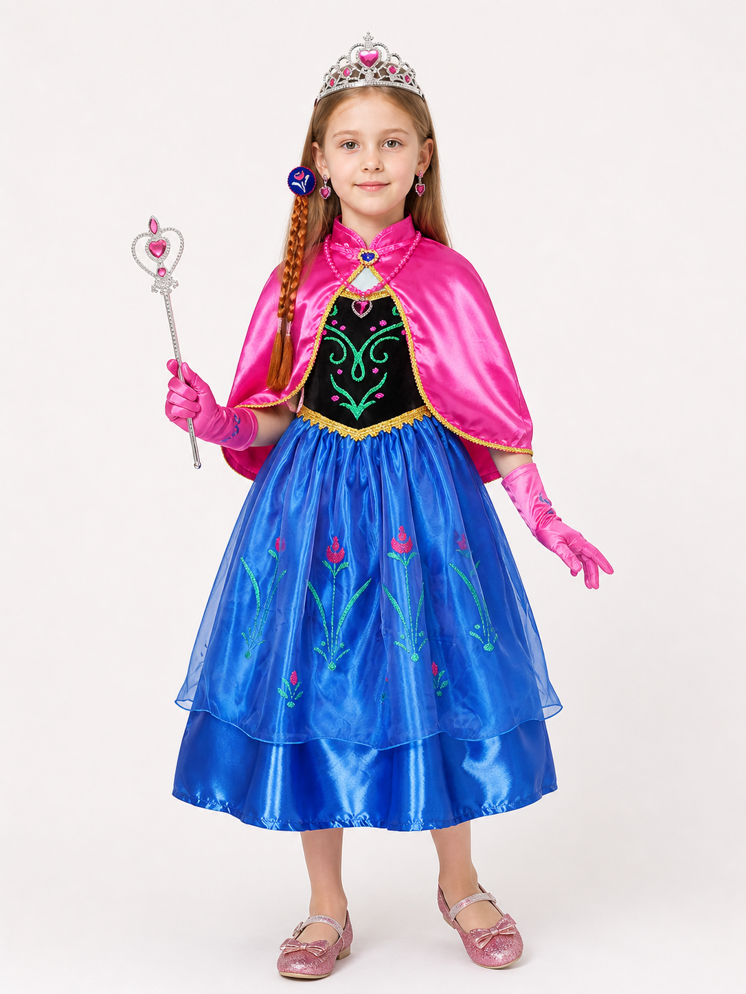 Princess Costume with Cape for Halloween Costume Capes detail