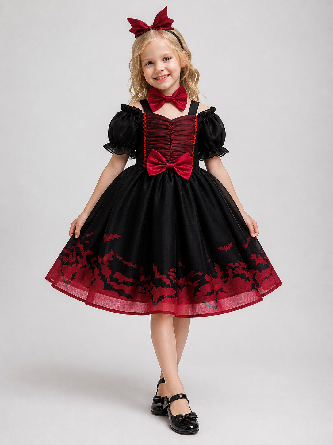 Girls' Bat Costume Dress Costume Dresses detail