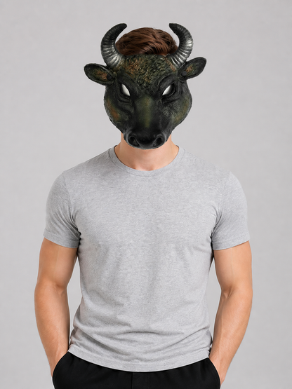 Carnival Bull Head Mask for Halloween Costume Masks detail
