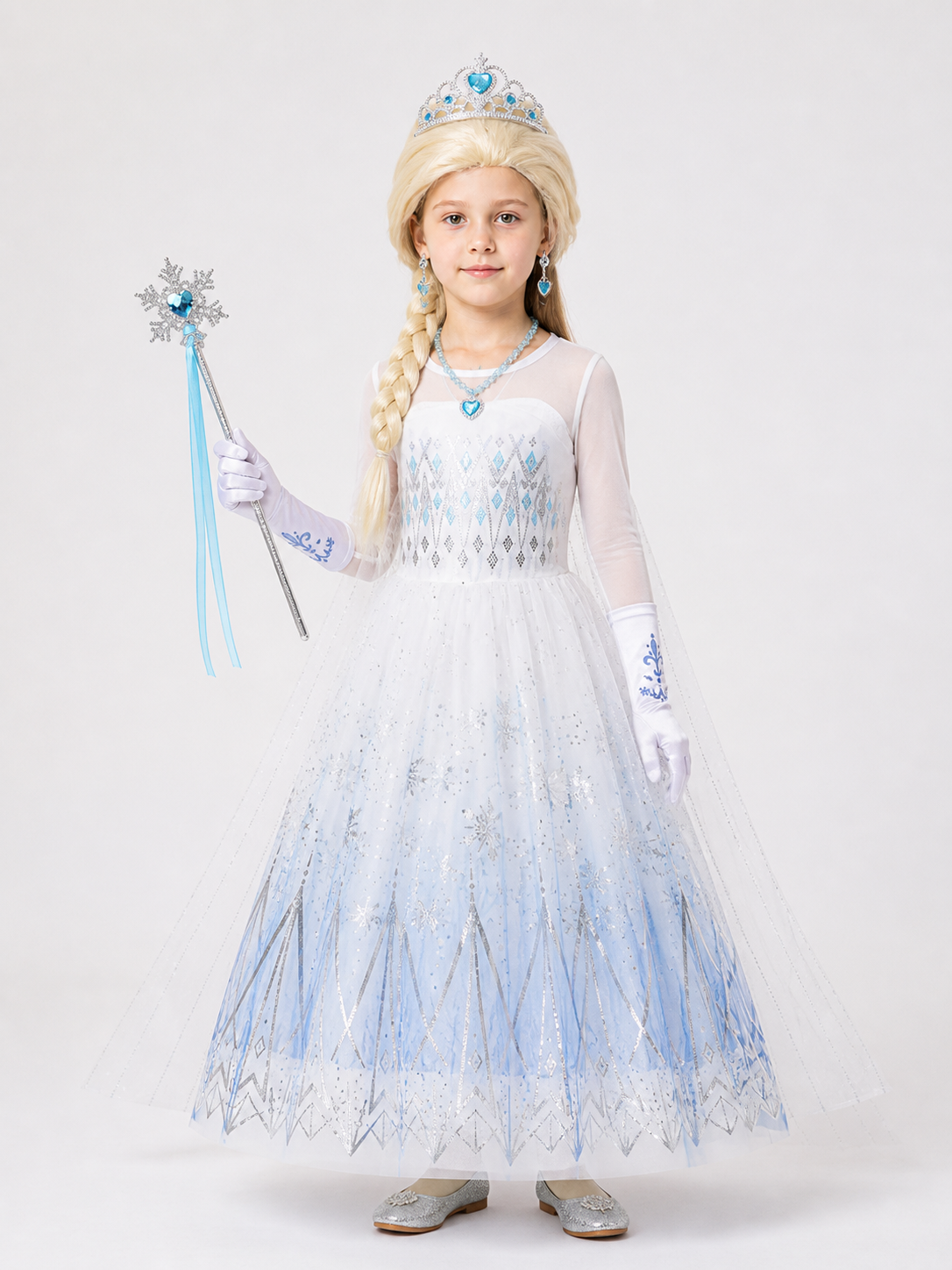 Snow Queen Costume for Halloween and Cosplay Costumes detail