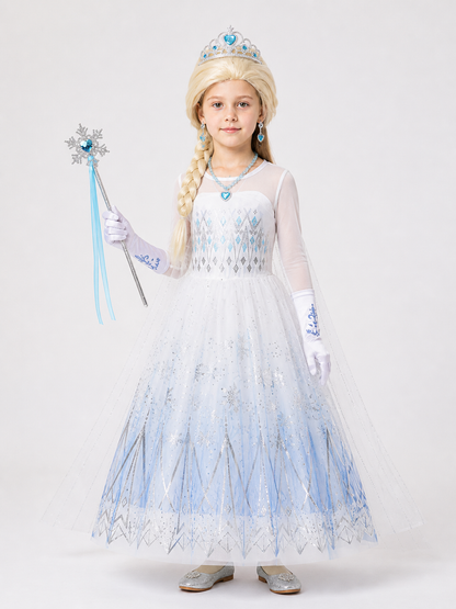 Snow Queen Costume for Halloween and Cosplay Costumes detail