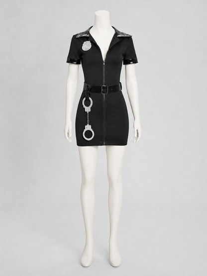 Police Uniform Costume Dress for Cosplay