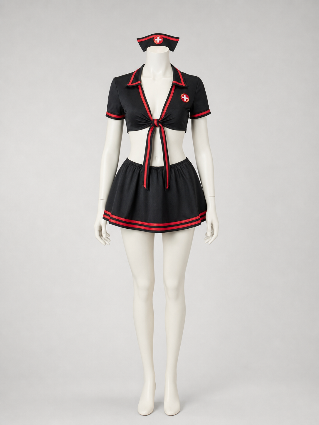 Two-Piece Cosplay Costume with Cap