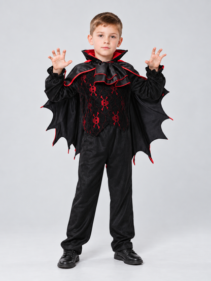 Children's Vampire Costume with Cape Costume Capes detail