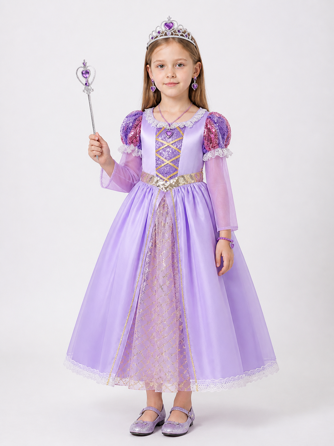 Princess Costume with Accessories for Halloween Costume Accessories detail