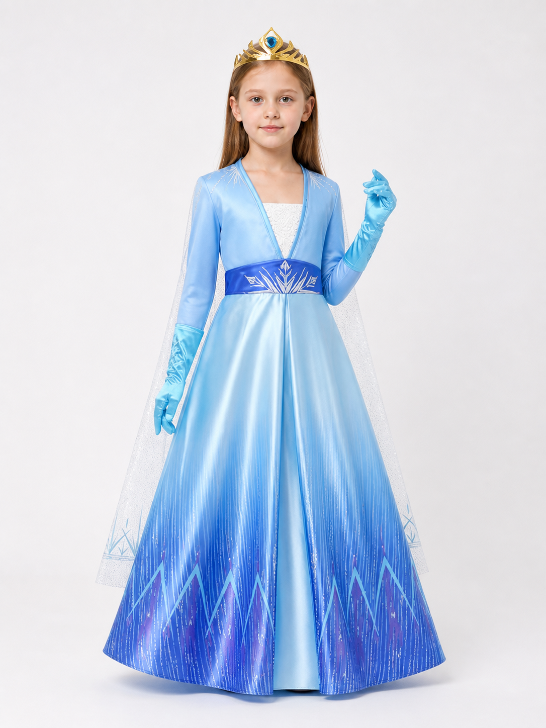 Snow Queen Carnival Costume for Halloween and Cosplay