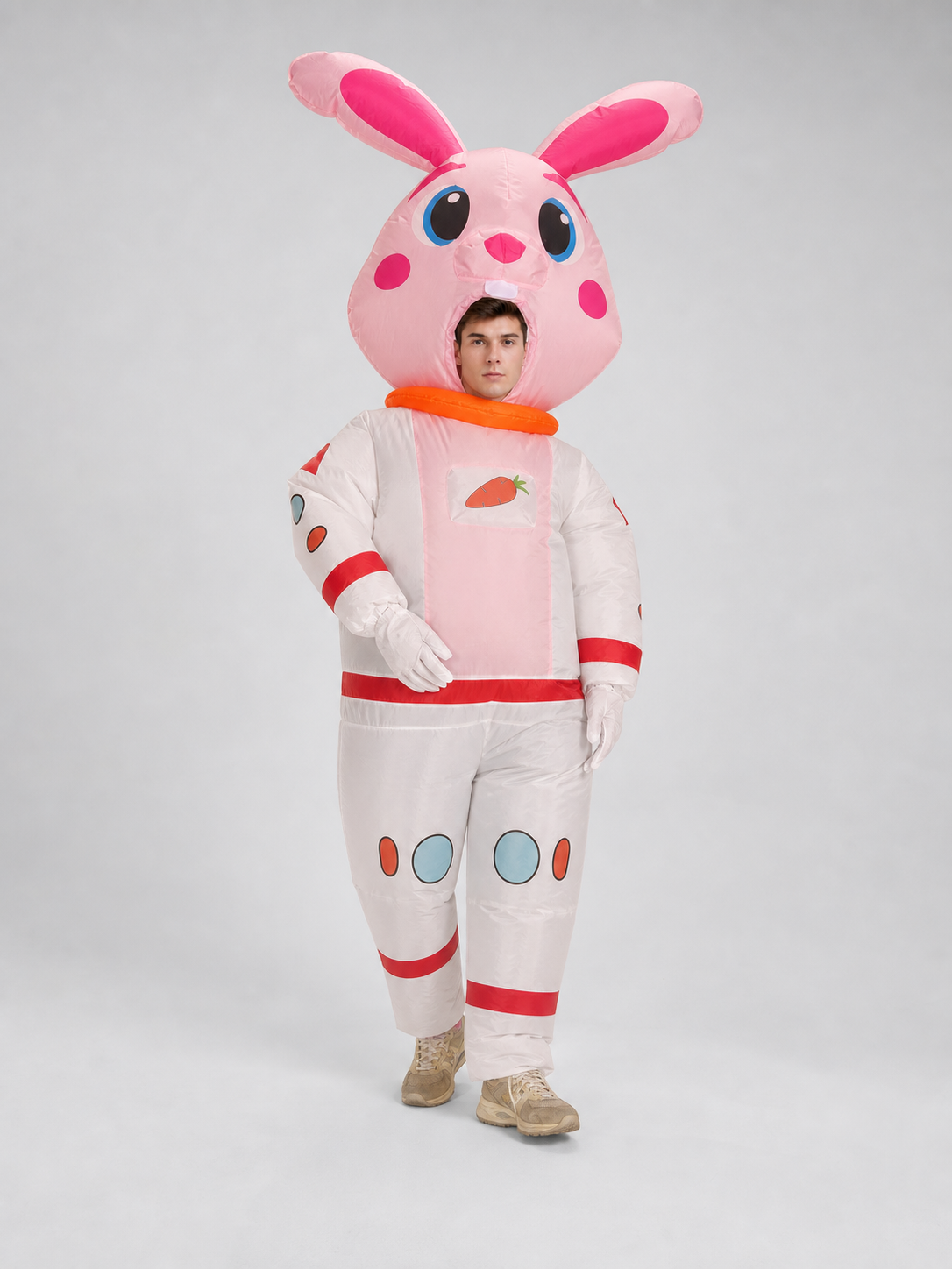 Inflatable Astronaut Rabbit Costume for Parties