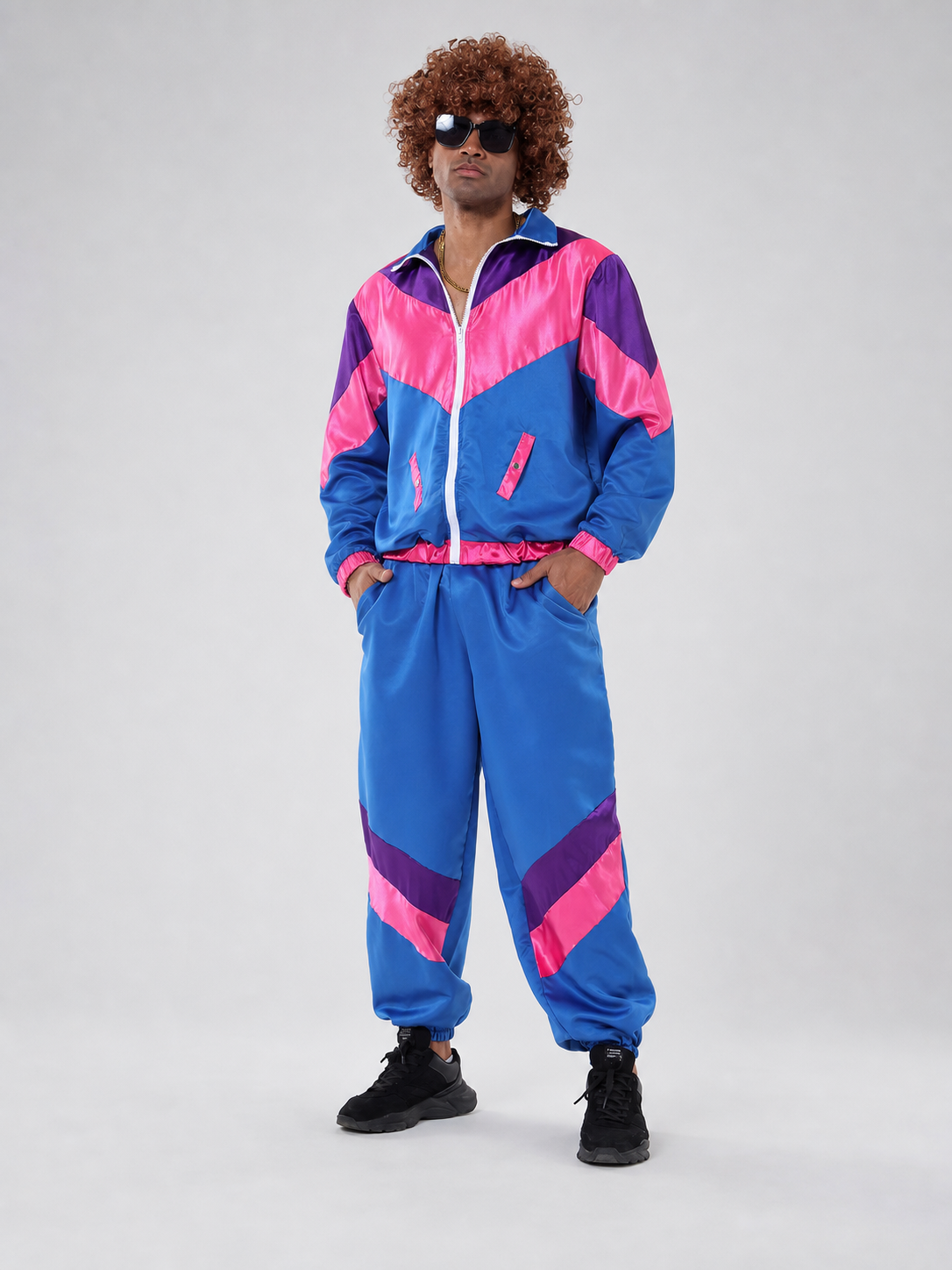 Retro Sport-Style Two-Piece Stage Costume