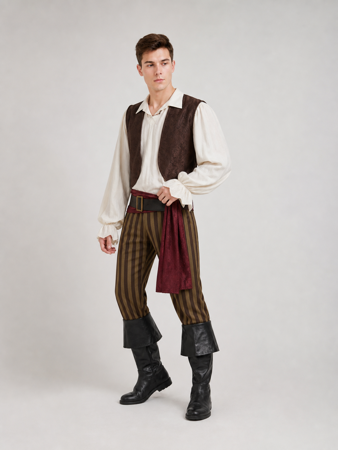 Pirate Costume for Cosplay, Carnival, and Stage
