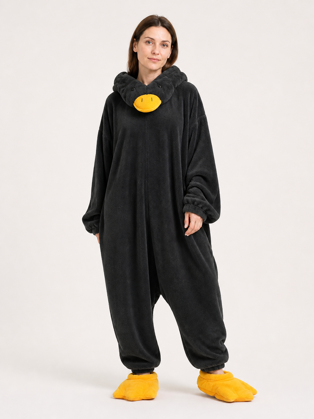 Gray Goose Halloween Costume, One-Piece, with Hood Costumes detail