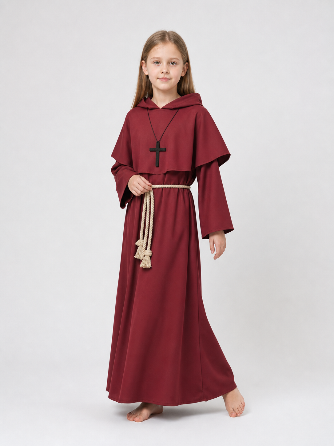 Red Hooded Priest Costume