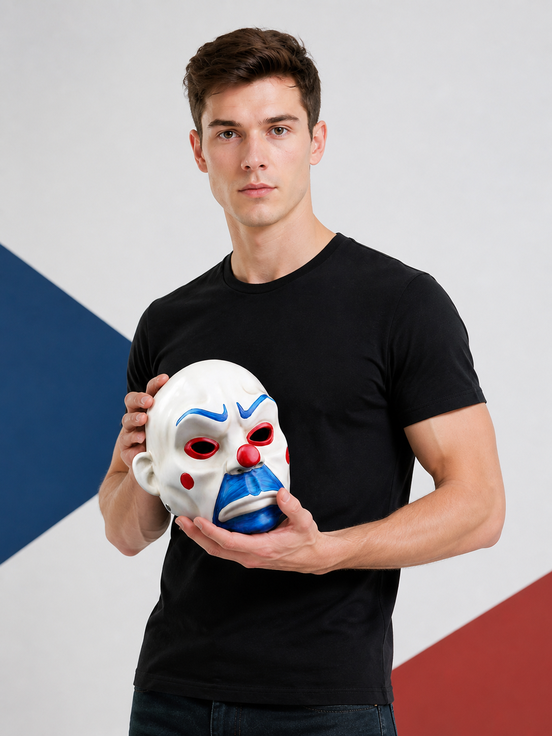 Clown Carnival Mask for Halloween and Cosplay Costume Masks detail