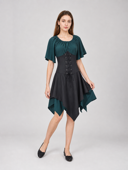 Gothic Medieval-Style Cosplay Dress