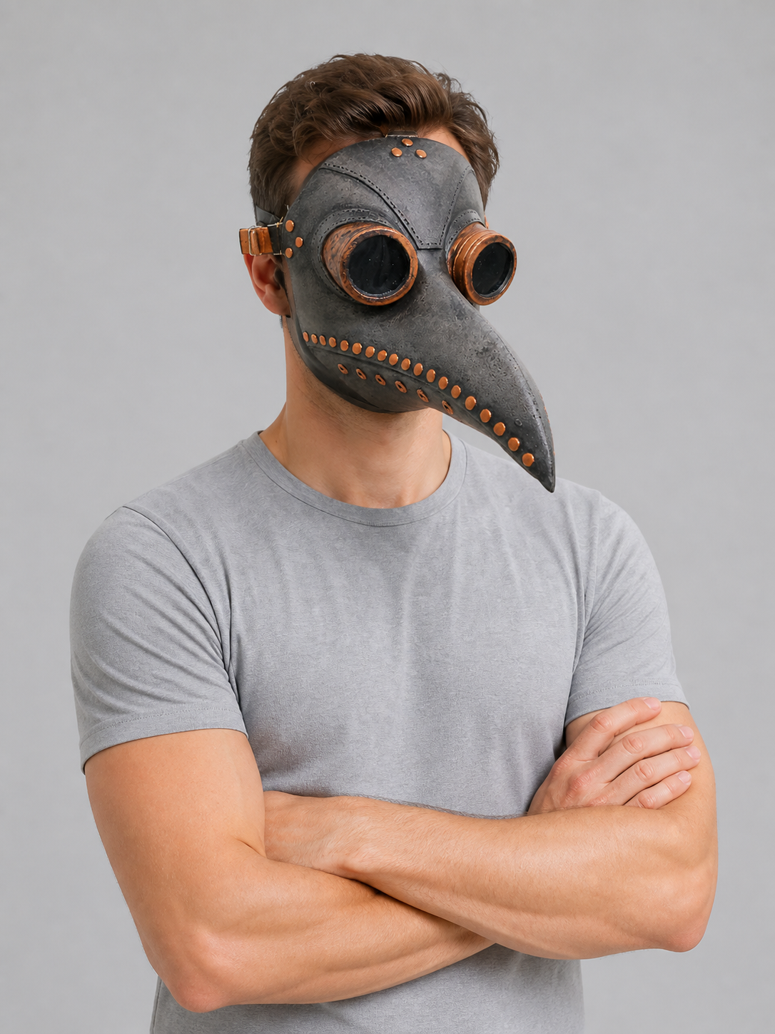 Carnival Headwear Mask with Long Beak Costume Masks detail