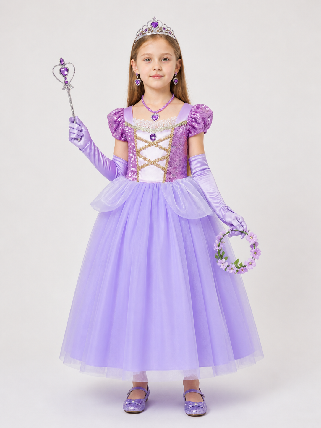 Purple Princess Halloween Costume Costumes detail